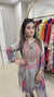 Pure crape fabric cordset with work and farshi salwar